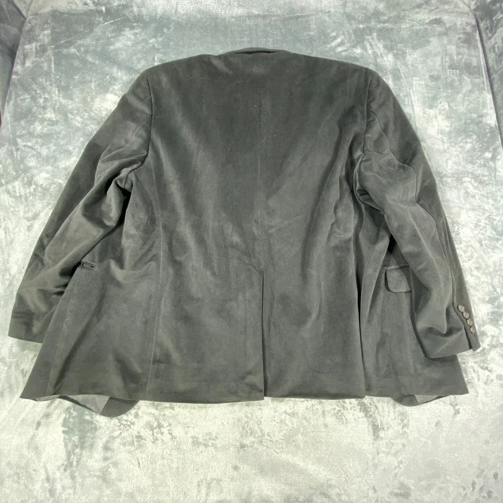 Ralph Lauren Blazer Mens 50R Black Corduroy Sport Coat Dillard's 2 Button Jacket